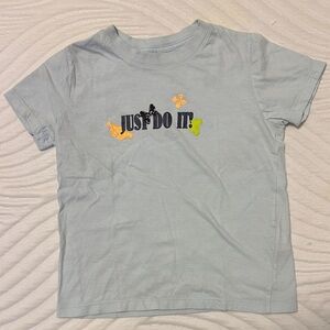 Nike Kids Sky Blue 'Just Do It' T-Shirt